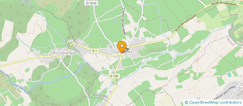 localisation de l'entreprise MADAME PRISCILLIA MOLLET  GALARGUES