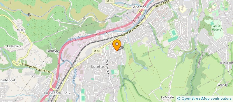 localisation de l'entreprise MADAME PRISCILLIA NASTASI  LORETTE