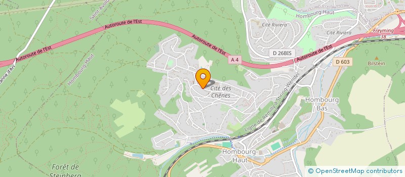 localisation de l'entreprise MADAME PRISCILLIA NEF  HOMBOURG-HAUT