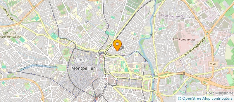 localisation de l'entreprise MADAME PRISCILLIA OLIVIER à MONTPELLIER
