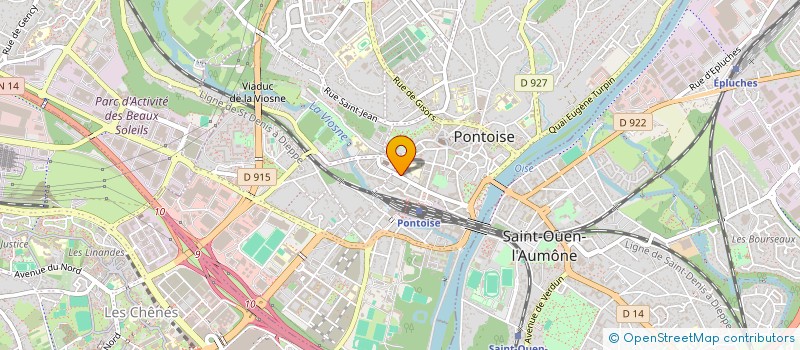 localisation de l'entreprise MADAME PRISCILLIA PACAUT à PONTOISE