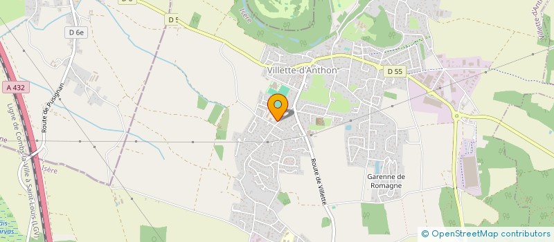 localisation de l'entreprise MADAME PRISCILLIA PERNOT  VILLETTE-D'ANTHON