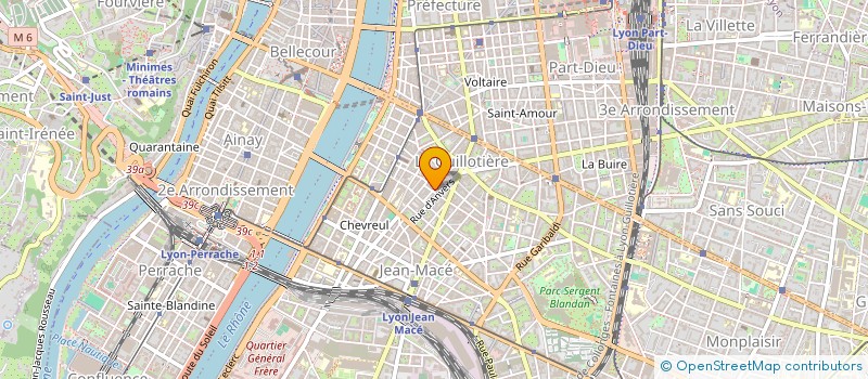 localisation de l'entreprise MADAME PRISCILLIA PETITJEAN  LYON