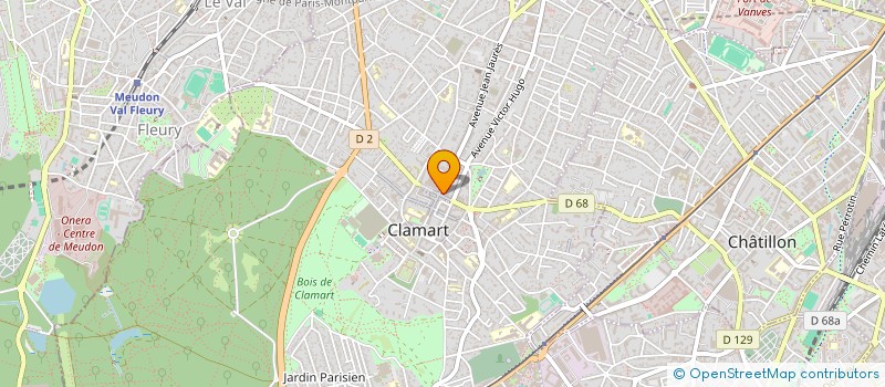 localisation de l'entreprise MADAME PRISCILLIA POTET à CLAMART
