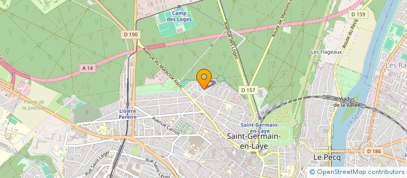 localisation de l'entreprise MADAME PRISCILLIA PRUDENTOS  SAINT-GERMAIN-EN-LAYE