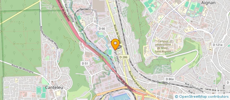 localisation de l'entreprise MADAME PRISCILLIA RAVILLY  DEVILLE-LES-ROUEN