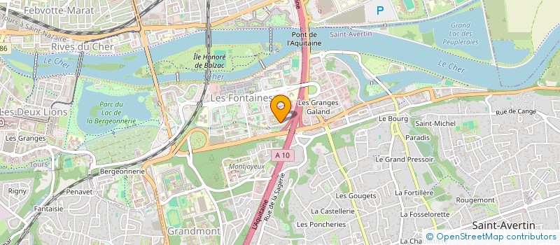 localisation de l'entreprise MADAME PRISCILLIA RICHER  TOURS