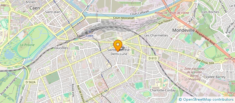 localisation de l'entreprise MADAME PRISCILLIA RITZ  CAEN