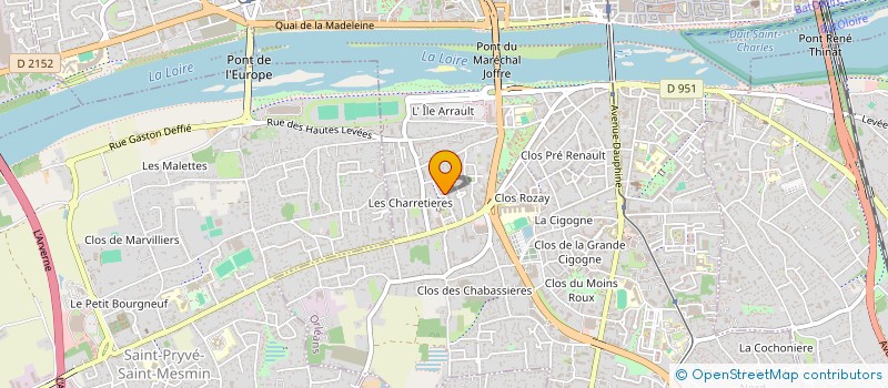 localisation de l'entreprise MADAME PRISCILLIA ROCHEBLOINE à ORLEANS