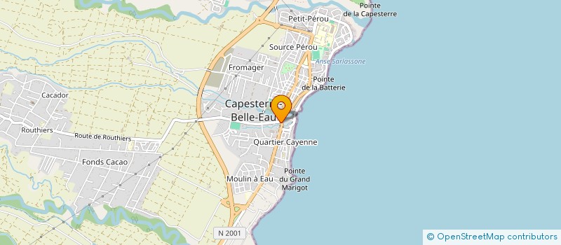 localisation de l'entreprise MADAME PRISCILLIA ROSIER à CAPESTERRE-BELLE-EAU