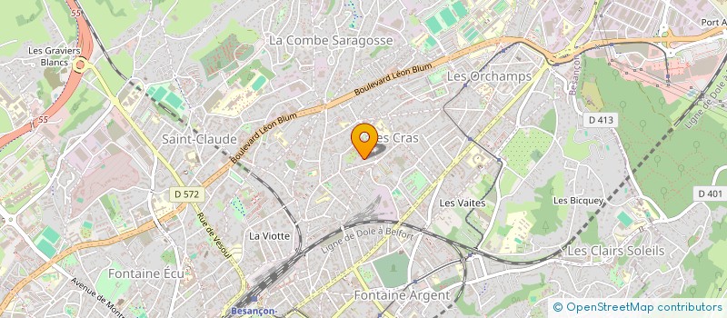 localisation de l'entreprise MADAME PRISCILLIA SOLTANI  BESANCON