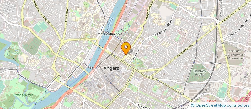 localisation de l'entreprise MADAME PRISCILLIA THARREAU à ANGERS