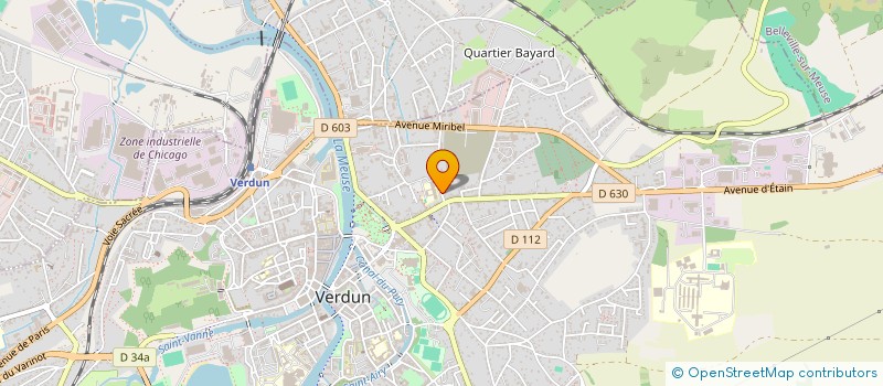 localisation de l'entreprise MADAME PRISCILLIA VAUDEMONT à VERDUN