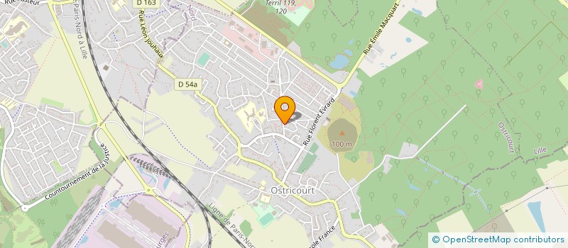 localisation de l'entreprise MADAME PRISCILLIA VENEL à OSTRICOURT