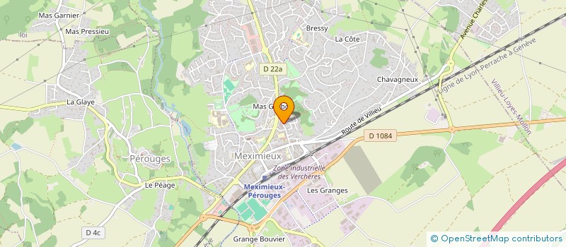localisation de l'entreprise MADAME PRISCILLIA VESSILLER à MEXIMIEUX