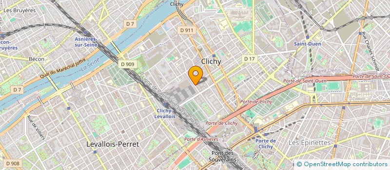localisation de l'entreprise MADAME PRISCILLIA VIGOUREUX à CLICHY