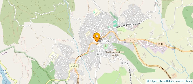 localisation de l'entreprise MADAME PRISLINE BESSET  FORCALQUIER