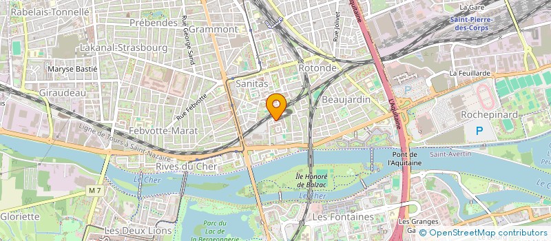 localisation de l'entreprise MADAME PRISQUE OKO  TOURS