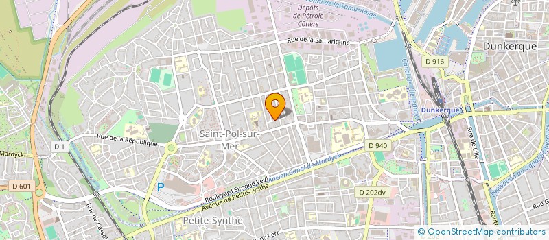 localisation de l'entreprise MADAME PRISTILLE DEZOOMER à DUNKERQUE