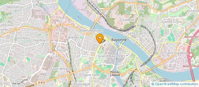 localisation de l'entreprise MADAME PRIXKA GARICOITZ  BAYONNE