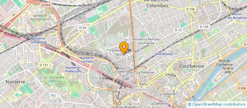 localisation de l'entreprise MADAME PRIYA SAXENA à COURBEVOIE