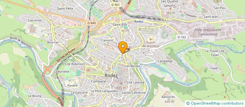 localisation de l'entreprise MADAME PRIYANKA VILAIN  RODEZ