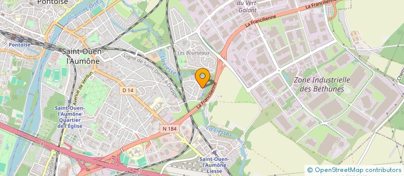 localisation de l'entreprise MADAME PRIYANKA YOGARAJAH  SAINT-OUEN-L'AUMONE