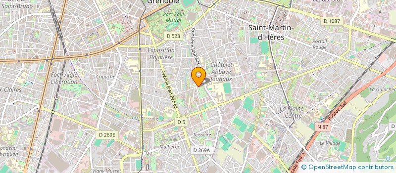 localisation de l'entreprise MADAME PRIYE GIFT IKUNU à GRENOBLE