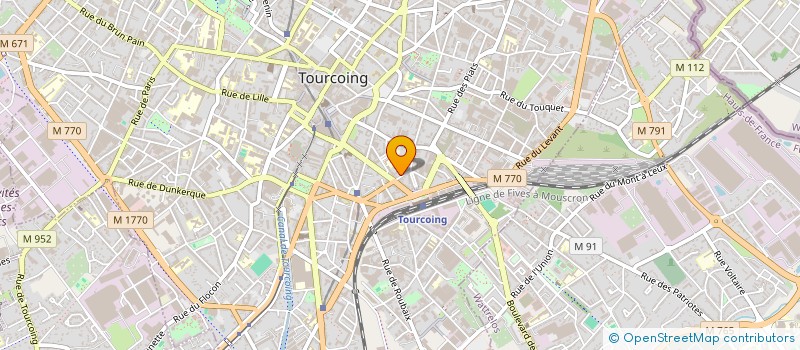 localisation de l'entreprise MADAME PROMOROACA PRUTEANU  TOURCOING