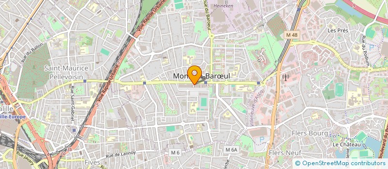 localisation de l'entreprise MADAME PROPRETE  MONS-EN-BARUL