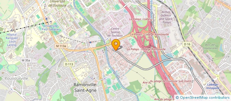 localisation de l'entreprise MADAME PROSPERINA MBANI  TOULOUSE