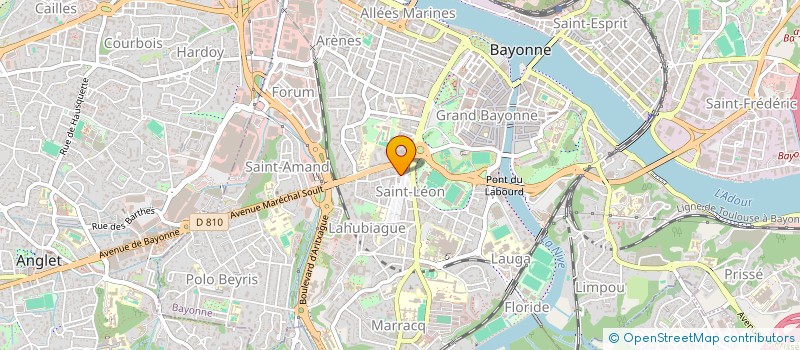 localisation de l'entreprise MADAME PRUDENCE CHAMPETIER DE RIBES à BAYONNE