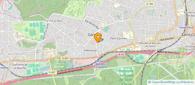 localisation de l'entreprise MADAME PRUDENCE DE LASSUS SAINT-GENIES à GARCHES