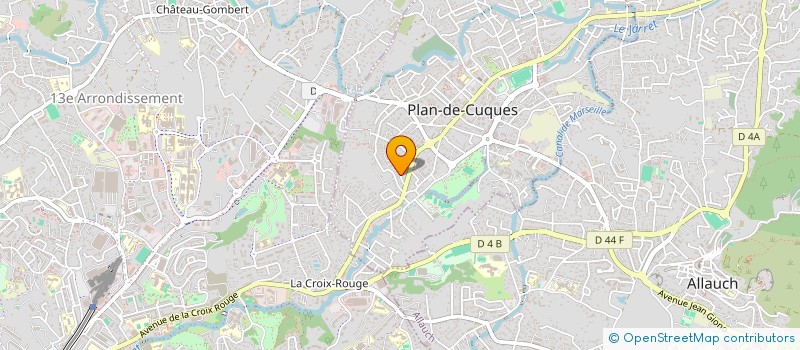 localisation de l'entreprise MADAME PRUDENCE DUGAS  PLAN-DE-CUQUES