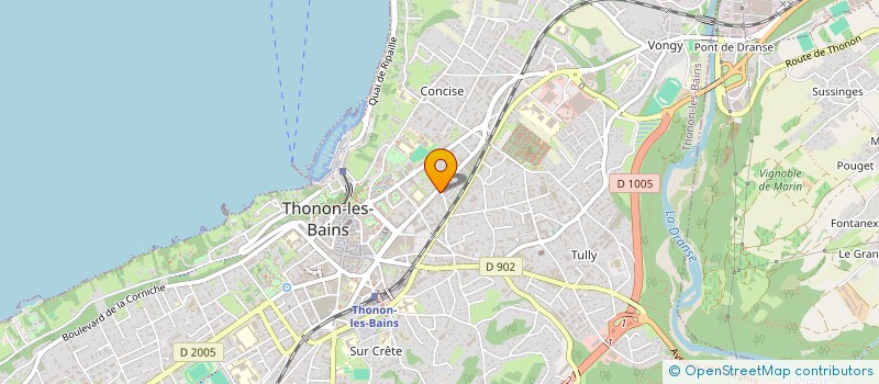 localisation de l'entreprise MADAME PRUDENCE MONDJO à THONON-LES-BAINS