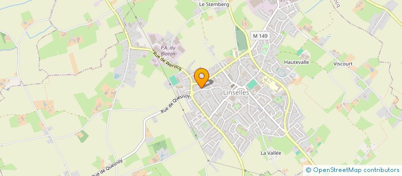 localisation de l'entreprise MADAME PRUNE BENOIT  LINSELLES