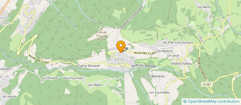 localisation de l'entreprise MADAME PRUNE BLIN DE SAINT ARMAND  BOURGNEUF