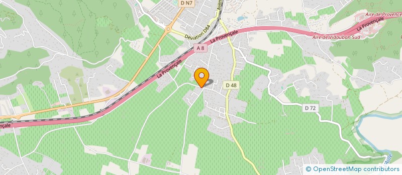 localisation de l'entreprise MADAME PRUNE CARRIO  VIDAUBAN