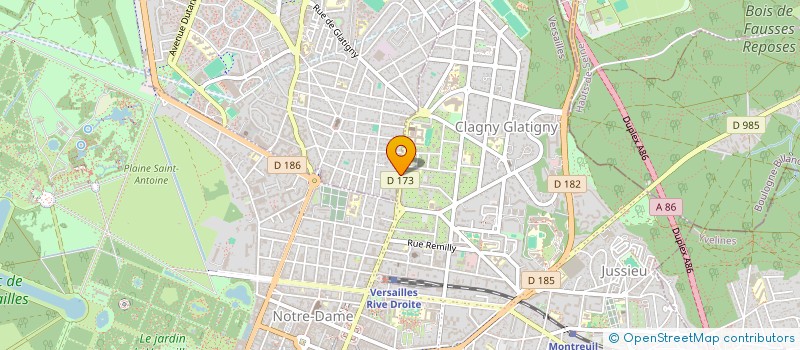 localisation de l'entreprise MADAME PRUNE CHATEAU  LE CHESNAY-ROCQUENCOURT