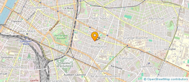 localisation de l'entreprise MADAME PRUNE COUTAT  LYON