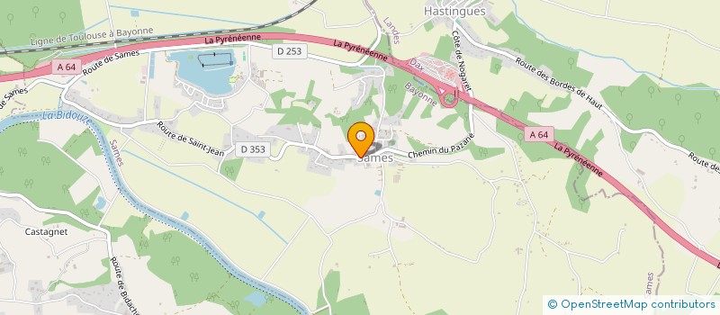 localisation de l'entreprise MADAME PRUNE MOYE  SAMES