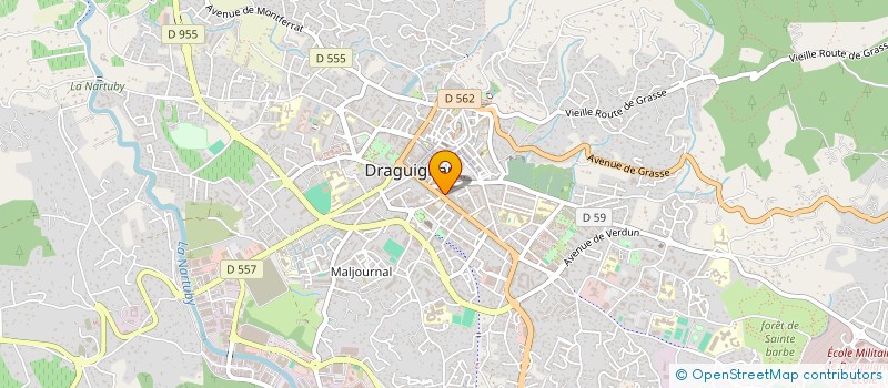 localisation de l'entreprise MADAME PRUNE POUSSEUR  DRAGUIGNAN