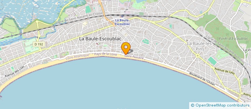 localisation de l'entreprise MADAME PRUNE RAVARY à LA BAULE-ESCOUBLAC