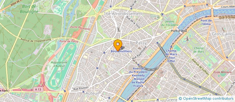 localisation de l'entreprise MADAME PRUNE VENDEL à BOULOGNE-BILLANCOURT