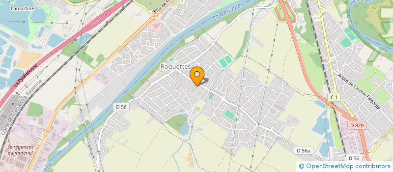 localisation de l'entreprise MADAME PRYSCILLIA PERDRIAUD à ROQUETTES