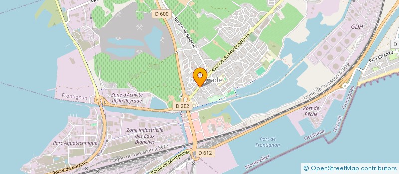localisation de l'entreprise MADAME PTISEM DAURBANI à FRONTIGNAN