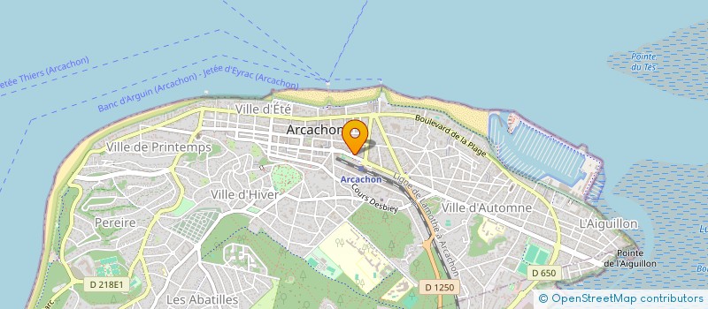 localisation de l'entreprise MADAME PULCHERIE QUINTON  LA TESTE-DE-BUCH