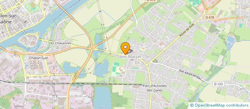 localisation de l'entreprise MADAME PURDAY WERLE  SAINT-MARCEL