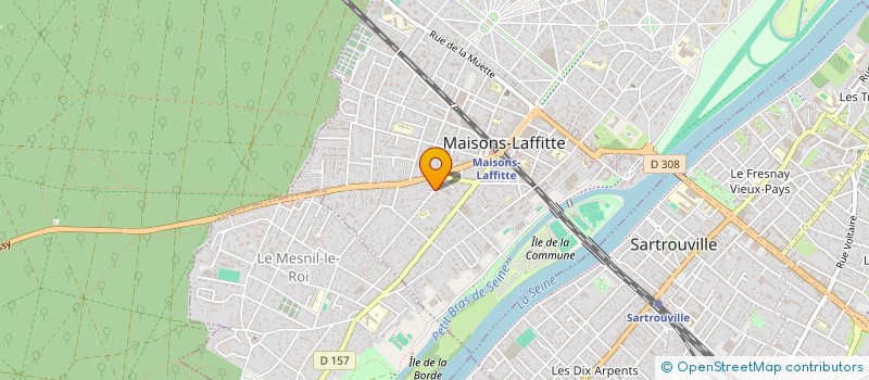 localisation de l'entreprise MADAME PURNIMA LUCKHEE à MAISONS-LAFFITTE