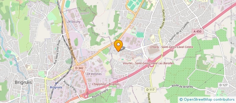 localisation de l'entreprise MADAME PYEONG LEE à SAINT-GENIS-LAVAL